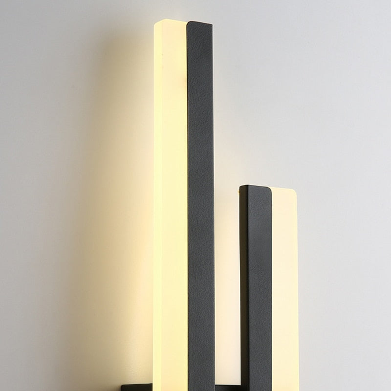 double bar sconce