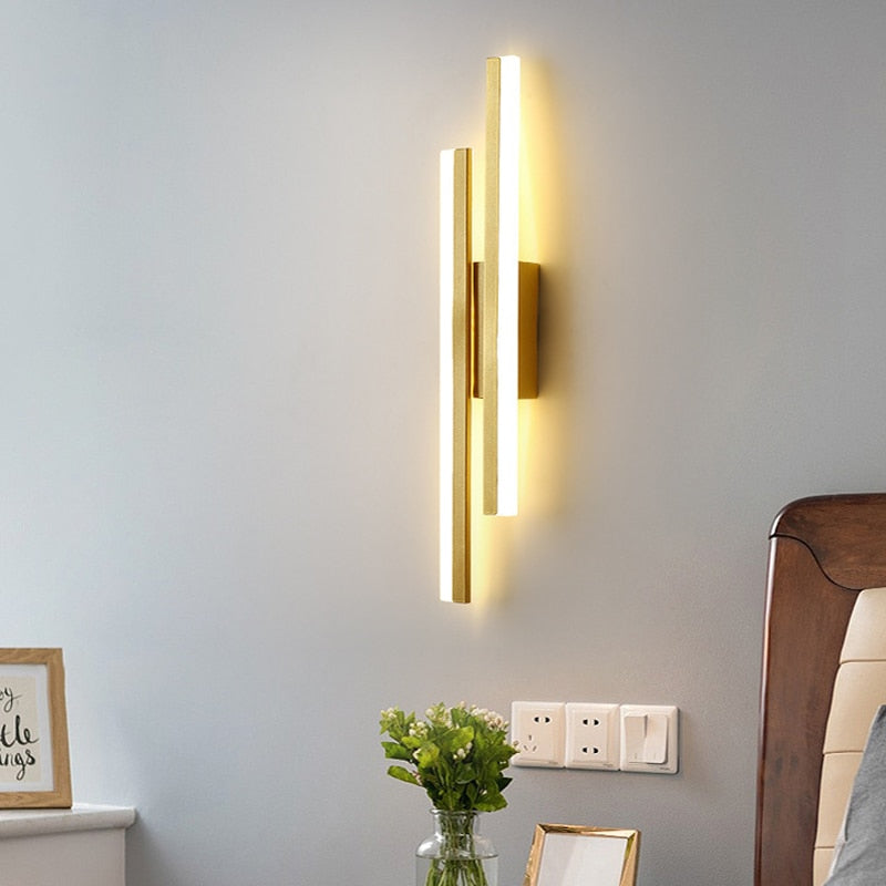 double bar sconce