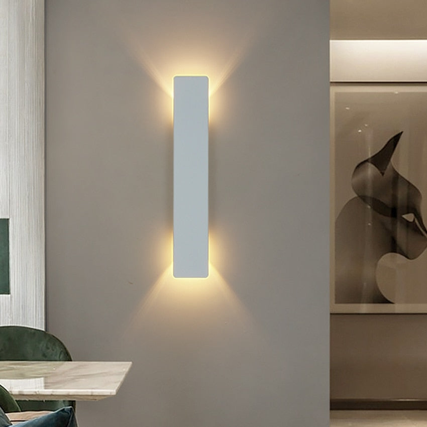 aluminum led wall sconce