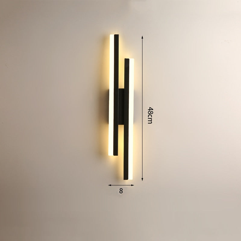 double bar sconce